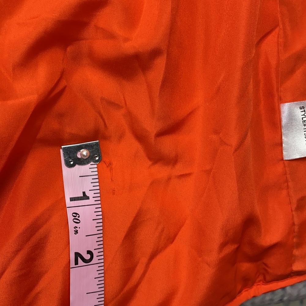 tea n rose Orange Plaid Quilted Vest Size: Medium - Picture 15 of 17